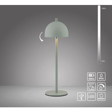 Paul Neuhaus BELLIS 19244-43 Asztali lámpa 1x2,5W/LED 3000k 210lm ip54