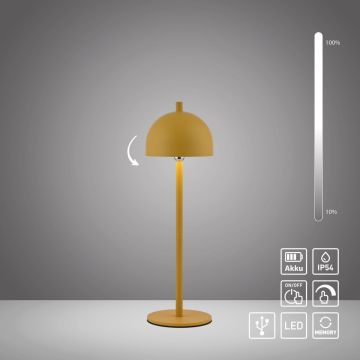 Paul Neuhaus BELLIS 19244-81 Asztali lámpa 1x2,5W/LED 3000k 210lm ip54