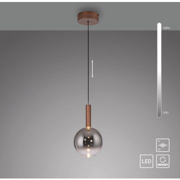 Paul Neuhaus BOWL 2284-23 Függőlámpa 1x7,4W/LED 2700k 300lm ip20