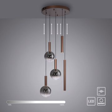 Paul Neuhaus BOWL 2285-23 Függőlámpa 5x6,3W/LED 2700k 1450lm ip20