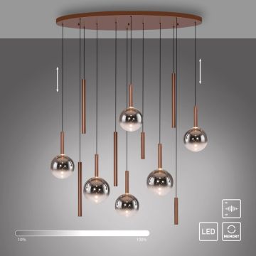 Paul Neuhaus BOWL 2288-23 Függőlámpa 12x7W/LED 2700k 1935lm ip20