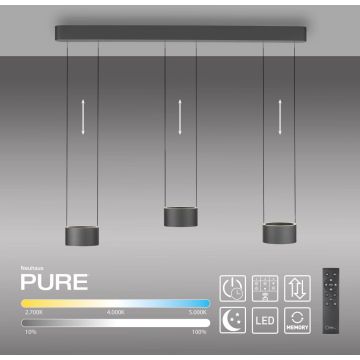 Paul Neuhaus PURE CLIPSE 2473-15 Függőlámpa 6x5W/LED 2200-5000k 670lm ip20