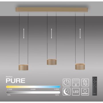 Paul Neuhaus PURE CLIPSE 2473-97 Függőlámpa 6x5W/LED 2200-5000k 670lm ip20