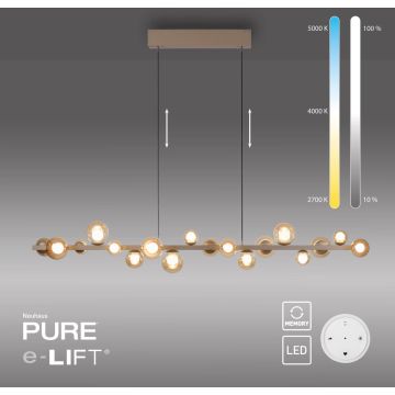 Paul Neuhaus PURE E-POPUP 2558-97 Függőlámpa 18x1,8W/LED 2200-5000k 2230lm ip20