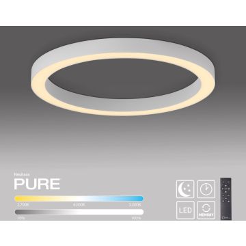 Paul Neuhaus PURE LINES ROUND 6309-16 Plafonlámpa 1x30W/LED 2200-5000k 3300lm ip20