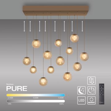 Paul Neuhaus PURE POPUP 2590-97 Függőlámpa 13x3W/LED 2200-5000k 3050lm ip20