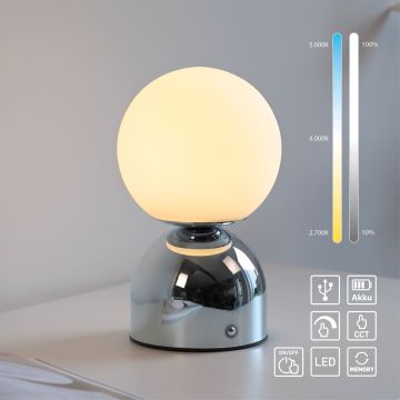 Paul Neuhaus RUDI 19218-17 Asztali lámpa 1x1,2W/LED 3000-6000k 90lm ip20