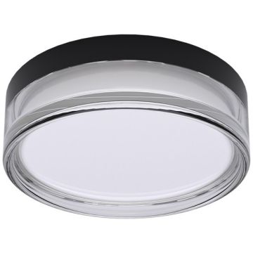 Italux Rilta PLF-73527-S-BK Plafonlámpa 1x18W/LED IP65