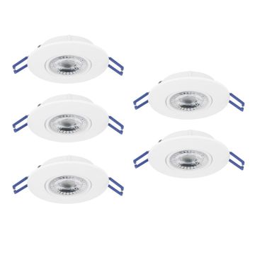 Eglo GEDREZ 300185 Beépíthető spotlámpa 5x4.9W/LED 2700K, 4000K, 6500K 2600lm ip20