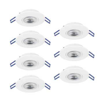 Eglo GEDREZ 300186 Beépíthető spotlámpa 7x4.9W/LED 2700K, 4000K, 6500K 3640lm ip20