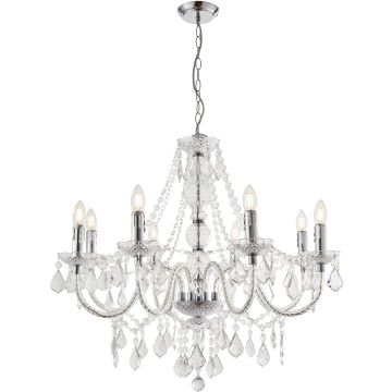 Endon CLARENCE 308-8CL Csillár 8x60W/E14 IP20