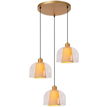 Lucide GUNHILD 30460/13/60 Függőlámpa 3x60w/e27 ip20