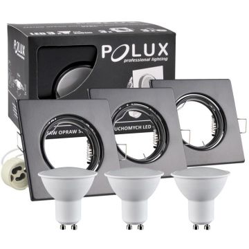 Polux OLIN 305879 Beépíthető spotlámpa 1x3,5W/GU10 3000K 250LM IP20