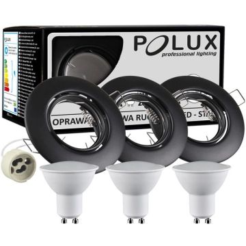 Polux OLIN 306227 Beépíthető spotlámpa 1x3,5W/GU10 3000K 250LM IP20