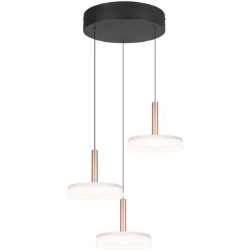 Trio CELESTE 354930365 Függőlámpa 3x7w/led 3000k 750lm ip20