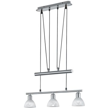 Trio LEVISTO 371010307 Függőlámpa 3x40w/e14 3000k 400lm ip20