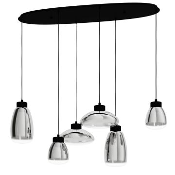 Eglo SARNARRA 390301 Függőlámpa 6x5.4W/LED 2700K 3060LM IP20