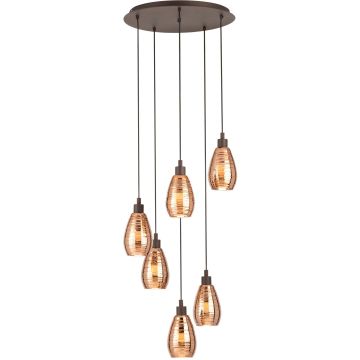 Eglo SIRACUSA 39508 Függőlámpa 6x60W/E27 IP20