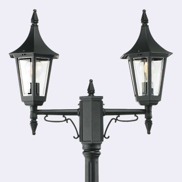 Norlys RIMINI 402B Utcai lámpa 2x9W/E27 IP54