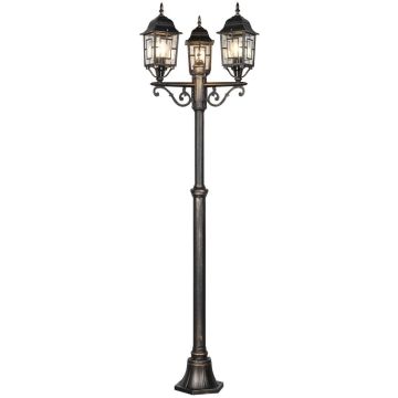 Trio VOLTURNO 405960328 Utcai lámpa 3x60w/e27 ip23
