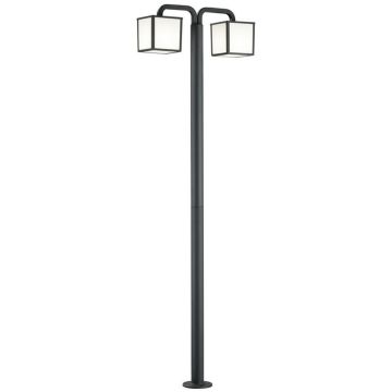 Trio CUBANGO 421560242 Utcai lámpa 2x15w/e27 3000k 400lm ip54