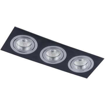 Italux Mooty BL MQ71805-3AB Beépíthető spotlámpa 3x50W/GU5,3 IP20