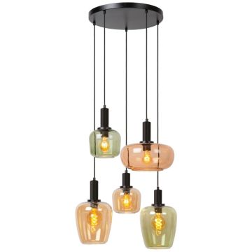 Lucide ILONA 45408/15/99 Függőlámpa 5x40w/e27 ip20