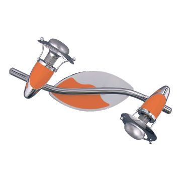 Prezent ZEUS CH/ORANGE 472 Spotlámpa 2x40W/E14/R50 IP20