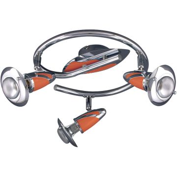 Prezent ZEUS CH/ORANGE 473 Spotlámpa 3x40w/e14_r50