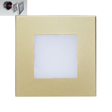 Prezent STEP LIGHT 48334 Beépíthető lépcsőházi lámpa 1x1W/LED 60lm IP20