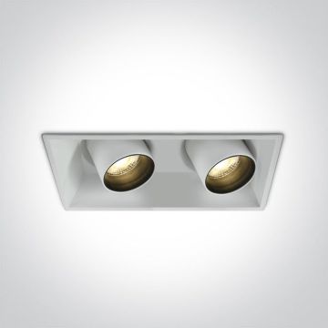 One Light The Recessed Cylinders 51211C/W/W Beépíthető spotlámpa 2x11W/LED 3000K 820lm IP20