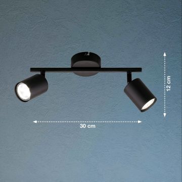 Fischer&Honsel Vano 21129 Spotlámpa 2x4W/GU10 3000K 640 lm IP20