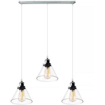 Altavola Design NEW YORK LOFT LA034/CL3_chrom Függőlámpa 3x40W/E27 IP20