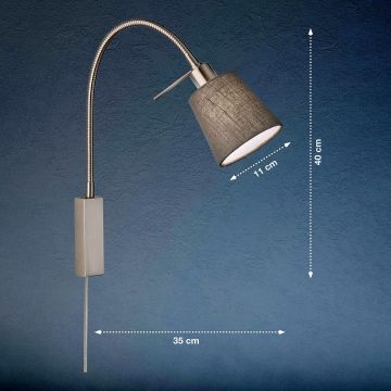 Fischer&Honsel Wolke 30323 Fali lámpa 1x10W/E14 IP20