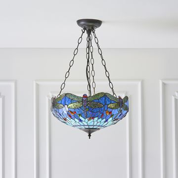 Endon DRAGONFLY BLUE 64075 Függőlámpa 3x60W/E27 IP20
