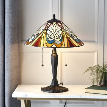 Endon HECTOR 64163 Asztali lámpa 2x60W/E27 IP20