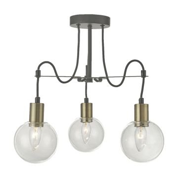 Prezent ABRAZO 64402 Plafonlámpa 3x40W/E14 IP20