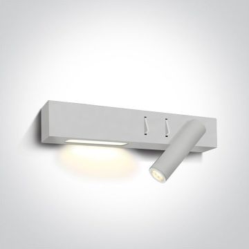 One Light Reading Spots 65146A/W/W Fali lámpa 1x3W|1x6W/LED 3000K 480lm IP20