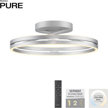 Paul Neuhaus PURE LOOP 6552-95 Plafonlámpa 2x52W/LED 2700-5000k 5040lm ip20