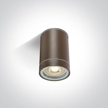 One Light Outdoor Cylinders 67130C/BR Felületi spotlámpa 1x10W/GU10 IP54