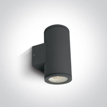 One Light Outdoor Wall Lights 67400B/AN Fali lámpa 2x10W/GU10 IP54
