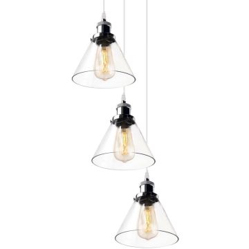 Altavola Design NEW YORK LOFT LA034/CO3_chrom Függőlámpa 3x40W/E27 IP20