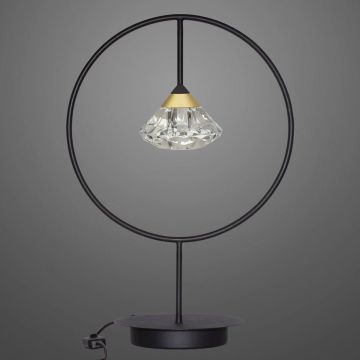 Altavola Design Tiffany LA059/T_black Asztali lámpa 1x3W/LED 3000K 180lm IP20