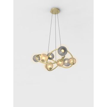 Aviano Lighting METZ 7015-804 Függőlámpa 8x3,5w/g9 3000k 3120lm
