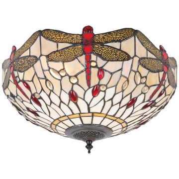 Endon DRAGONFLY BEIGE 70723 Süllyesztett mennyezeti lámpa 2x60W/E27 IP20