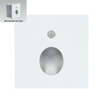 Prezent STEP LIGHT OLIVE SENSOR 70432 Beépíthető lépcsőházi lámpa 1x1W/LED 50lm IP20