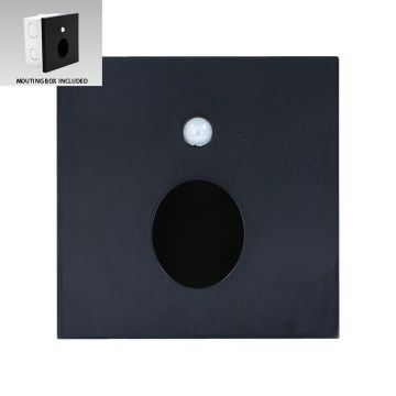 Prezent STEP LIGHT OLIVE SENSOR 70436 Beépíthető lépcsőházi lámpa 1x1W/LED 50lm IP20
