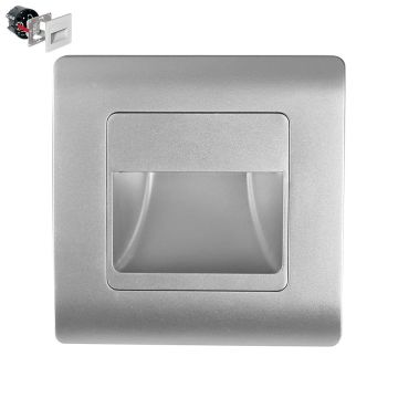 Prezent STEP LIGHT SINGLE VERSION 70410 Beépíthető lépcsőházi lámpa 1x1W/LED 95lm IP20