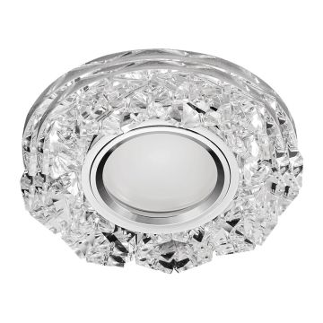 Prezent ELEGANT DOUBLE LIGHT 71094 Beépíthető spotlámpa 1x50W/GU10|1x3W/LED 380lm IP20