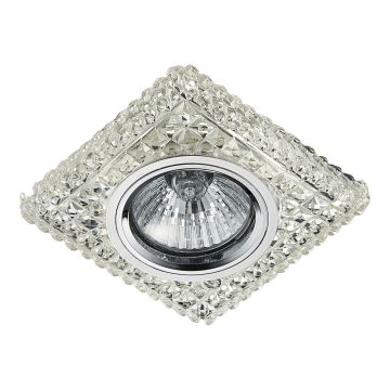 Prezent ELEGANT DOUBLE LIGHT 71096 Beépíthető spotlámpa 1x50W/GU10|1x3W/LED 380lm IP20